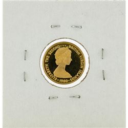 1980 $50 British Virgin Islands Gold Proof Coin