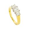 Image 4 : 18KT Two Tone Gold 1.36ctw Diamond Ring