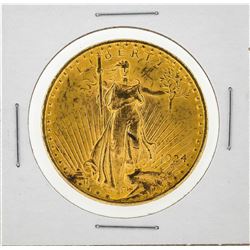 1924 $20 St. Gaudens Double Eagle Gold Coin