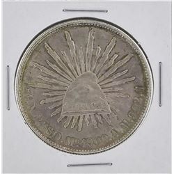 1900 MoAM Mexico Silver Peso Coin KM 409.2