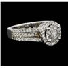 Image 2 : 18KT White Gold 1.75ctw Diamond Ring