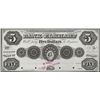 Image 1 : 1854 $5 Bank of Elkhart Indiana Proof Obsolete Bank Note