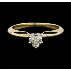 14KT Two Tone Gold 0.25ct Diamond Ring