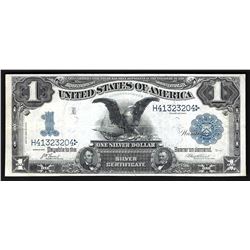 1899 $1 Black Eagle Silver Certificate Note
