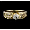 Image 1 : 14KT Yellow Gold 0.63ctw Diamond Ring