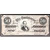 Image 1 : 1864 $50 The Confederate States of America Note