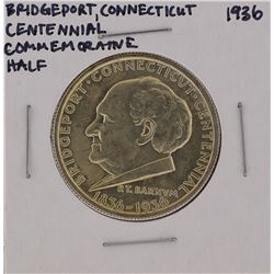 1936 Bridgeport Connecticut Centennial Commemorative Half Dollar Coin