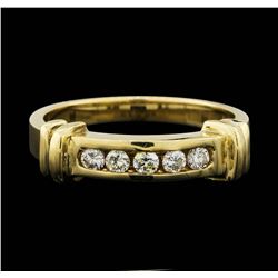 14K Yellow Gold 0.25ctw Diamond Ring