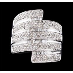 14KT White Gold 1.10ctw Diamond Ring