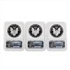 Image 2 : Set of (3) 2012-2014 $1 American Silver Eagle Coins NGC PF69 Ultra Cameo