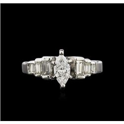 14KT White Gold 0.73ctw Diamond Ring