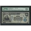 Image 1 : 1902 $10 PB First National Bank of Aurelia Iowa National Currency Note PMG VF25