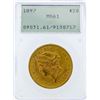 Image 1 : 1897 $20 Liberty Head Double Eagle Gold Coin PCGS MS61