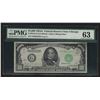 Image 1 : 1934A $1000 Federal Reserve Note Chicago PMG Choice Uncirculated 63