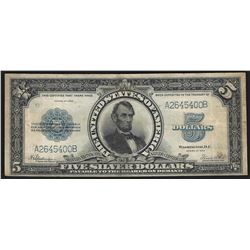 1923 $5 Silver Certificate Porthole Note