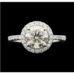 Platinum 2.42ctw Diamond Ring