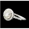 Image 2 : Platinum 2.42ctw Diamond Ring