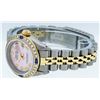 Image 7 : Rolex Ladies Two Tone Sapphire and Diamond Datejust Wristwatch