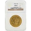 Image 1 : 1904 $20 Liberty Head Double Eagle Gold Coin NGC MS64