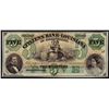 Image 1 : 1800s $5 Citizens Bank of Louisiana Obsolete Bank Note