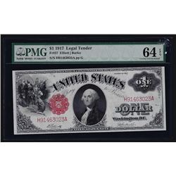 1917 $ Legal Tender Note PMG Choice Uncirculated 64EPQ