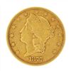 Image 1 : 1877 $20 Liberty Head Double Eagle Gold Coin