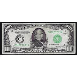 1934A $1000 Federal Reserve Note Philadelphia