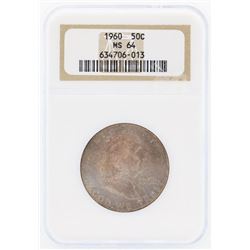 1960 Franklin Half Dollar Coin NGC MS64