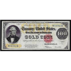 1922 $100 Gold Certificate Note Fr. 1215