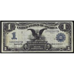 1899 $1 Black Eagle Silver Certificate Note