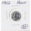 Image 1 : 1952 Roosevelt Proof Silver Dime Coin