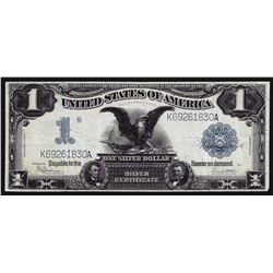 1899 $1 Black Eagle Silver Certificate Note