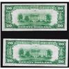 Image 2 : (2) Consecutive 1929 $20 Federal Reserve Bank of New York NY National Currency N