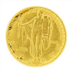 1926 $2 1/2 Sesqui Commemorative Gold Coin