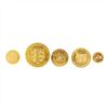 Image 2 : Set of (5) 1972 Bailiwick of Jersey Gold Coins