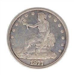 1877 $1 Trade Silver Dollar Coin