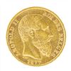 Image 1 : 1877 Belgium 20 Francs Gold Coin