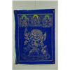 Image 1 : Tangka Buddha on Silk With Red Seal on Back