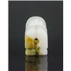 Image 3 : Chinese Fine White Jade Carved Man Pendant