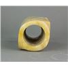Image 3 : Chinese Yellow Jade Carved Cong