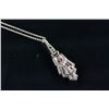 Image 2 : 1.15ct Ruby&1.12ct Diamond Pendant&Chain CRV$15800
