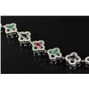 Image 2 : 2.85ct Sapphire Ruby Emerald Bracelet CRV$800