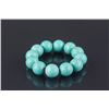 Image 1 : Chinese Turquoise Round Bead Bracelet