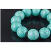 Image 2 : Chinese Turquoise Round Bead Bracelet