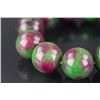 Image 3 : 2 PC Chinese Agate and Hardstone Carved Bracelet