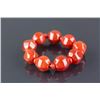Image 4 : 2 PC Chinese Agate and Hardstone Carved Bracelet