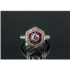 Image 1 : 0.65ct Ruby and 0.75ct Diamond Ring CRV$9500