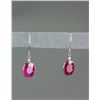 Image 3 : 10.30ct Ruby and 0.08ct Diamond Earrings CRV$3094