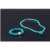 Image 1 : 2 PC Chinese Turquoise Bracelet and Necklace