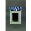 Image 2 : Chinese Blue and White Square Porcelain Vase